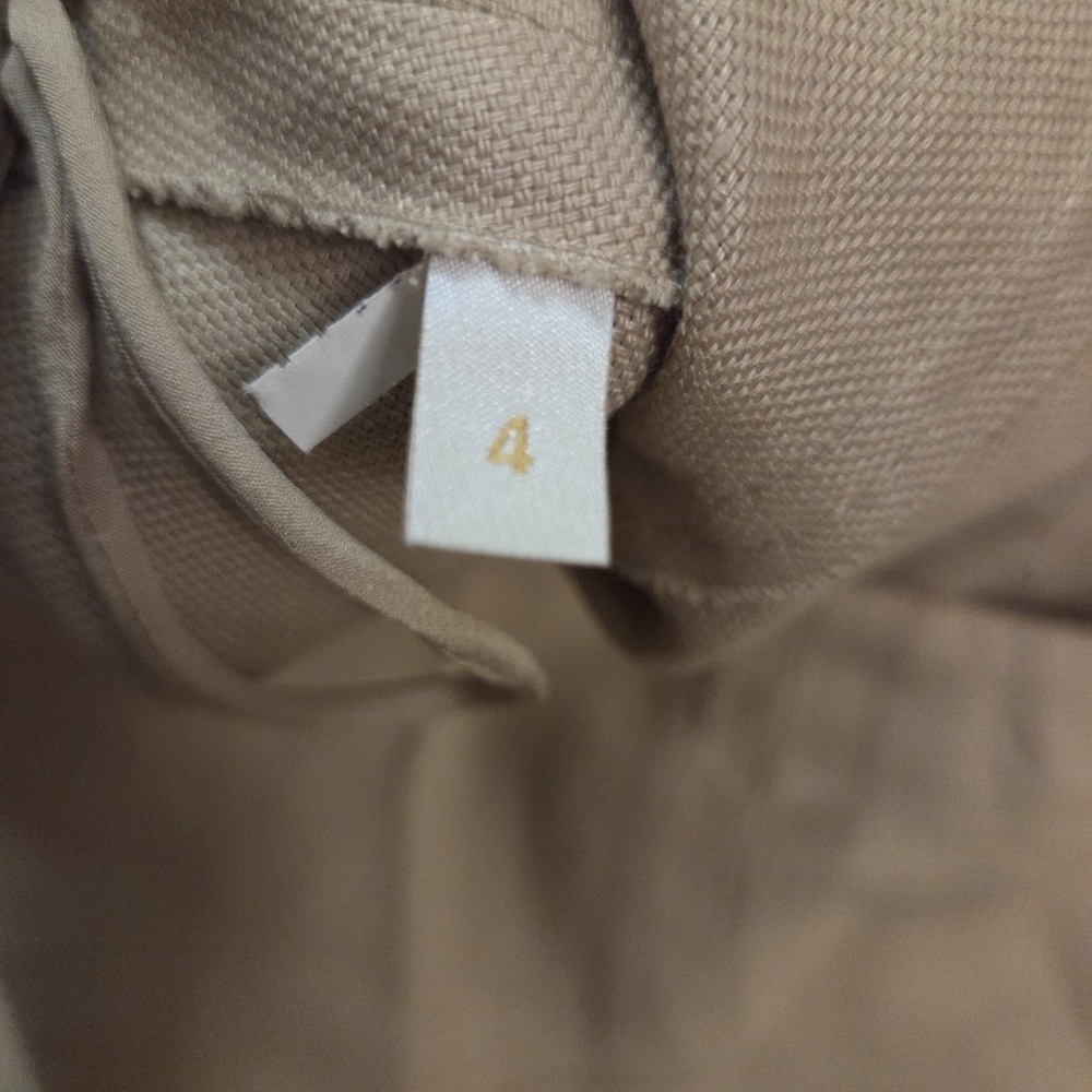 Valentino Beige Tan Khaki  Women's Skirt - Picture 4 of 5
